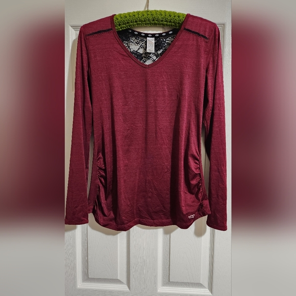 Maurices Tops - Women's Burgundy Long Sleeve Top